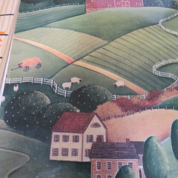 Wallpaper Samples & Vineyard Calendar (Warm Colors) Garden, Vineyards, Farmhouse - Picture 8 of 15